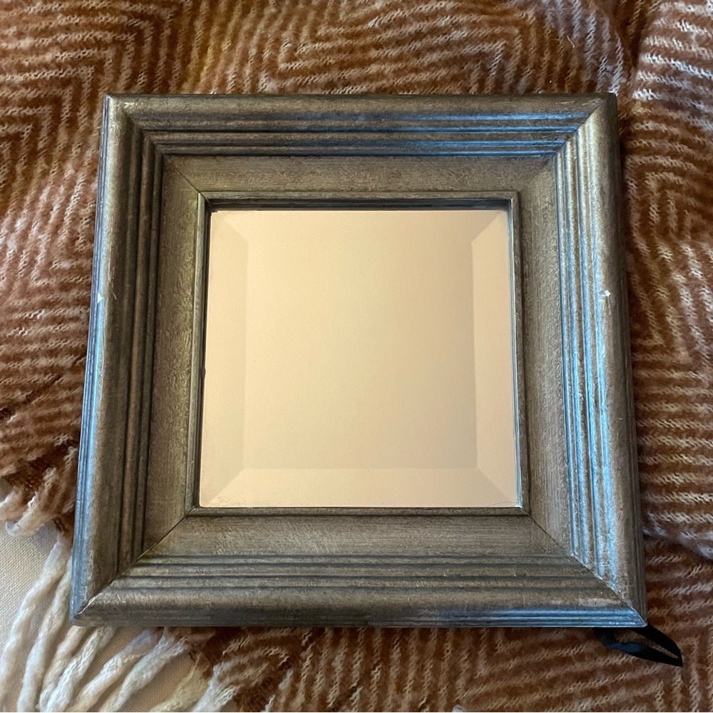 Vintage chrome mirror